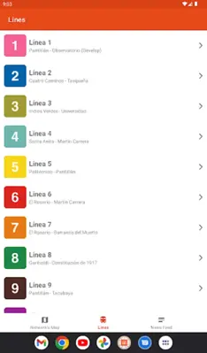 Metro CDMX android App screenshot 2